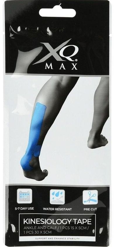 XQ Max, taśma kinezjologiczna, niebieska