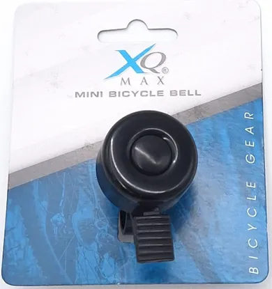 Xqmax, dzwonek rowerowy gruszka, czarny, 35 mm