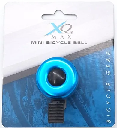 Xqmax, dzwonek rowerowy gruszka, niebieski, 35 mm