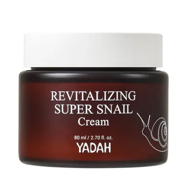 Yadah, Revitalizing Super Snail Cream, krem do twarzy ze śluzem ślimaka, 80 ml