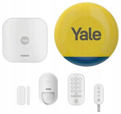 Yale, zestaw startowy inteligentnego alarmu, 6 elementów