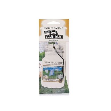 Yankee Candle, Car Jar, zapach samochodowy, Clean Cotton