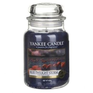 Yankee Candle, świeca zapachowa, duży słój, Blue Twilight Storm, 623g