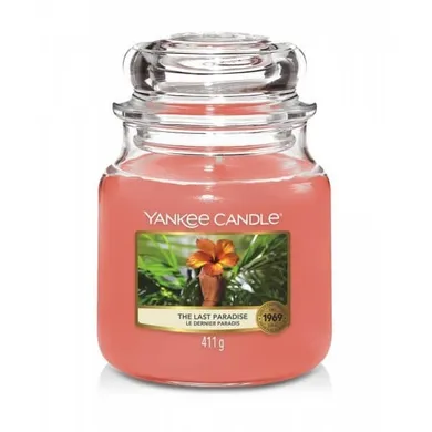 Yankee Candle, świeca zapachowa, średni słój, The Last Paradise, 411g