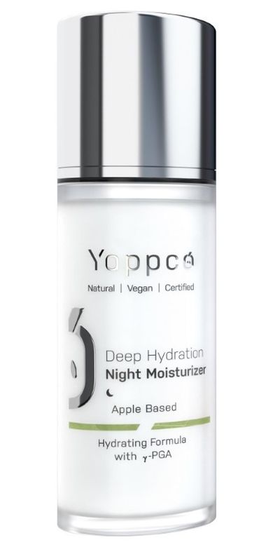 Yappco, głęboko nawilżający krem do twarzy na noc, 50 ml