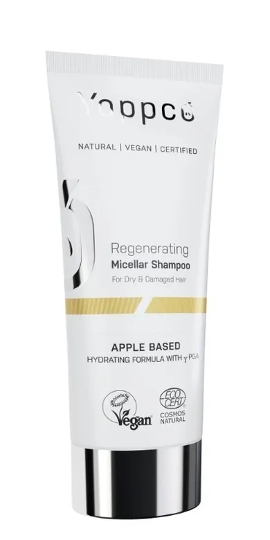 Yappco, micelarny, regenerujący szampon do włosów suchych i zniszczonych, 200 ml