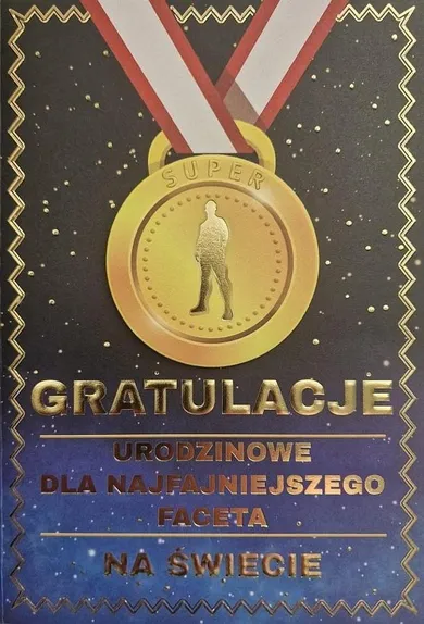 Yeku, karnet, Urodzinowy, medal