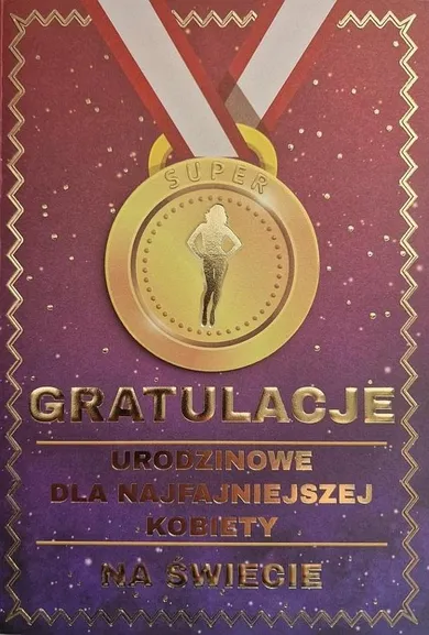 Yeku, karnet, Urodzinowy, medal