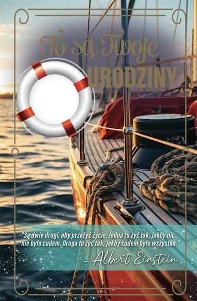 Yeku, karnet urodzinowy, wymienne cyfry