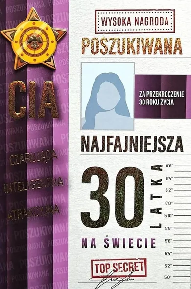 YEKU, karnet, Urodziny 30 damskie poszukiwana