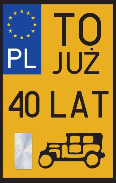 YEKU, karnet urodziny 40 Zabytek