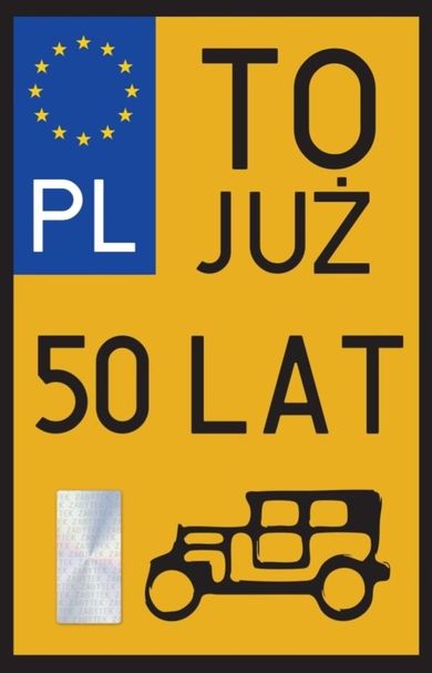 YEKU, karnet urodziny 50 Zabytek