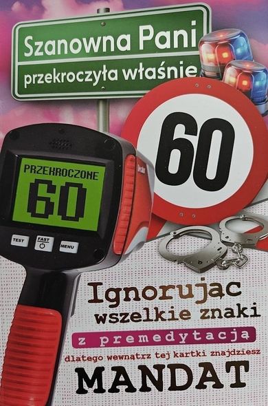 YEKU, karnet urodziny 60