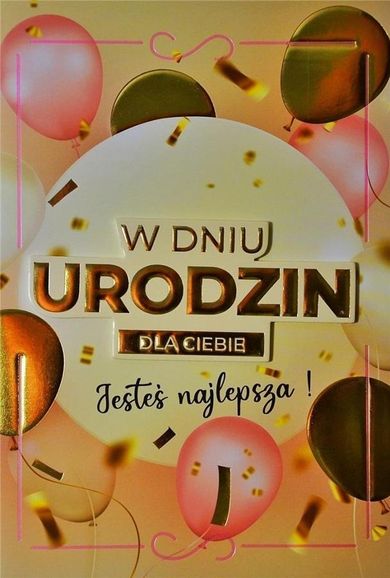 Yeku, karnet, Urodziny, damskie