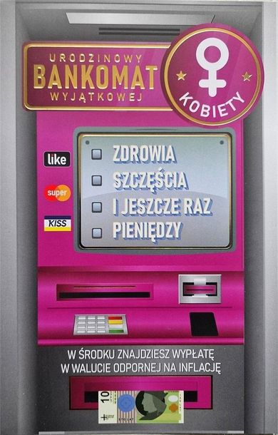 YEKU, karnet urodziny damskie
