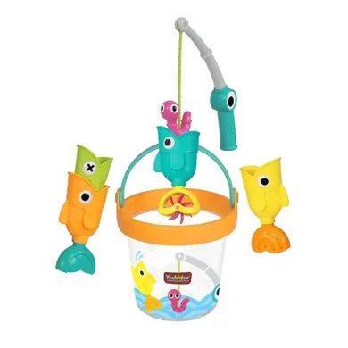 Yookidoo, Złap i pluskaj, wiaderko z rybkami, zabawka do kąpieli