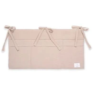Yoonco, muślinowy organizer do łóżeczka, róż