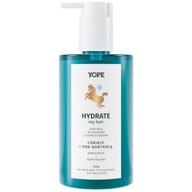 Yope, Hydrate My Hair, odżywka do włosów z humektantami, 300 ml