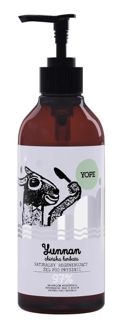 Yope, naturalny żel pod prysznic, regenerujący, yunnan, 400 ml