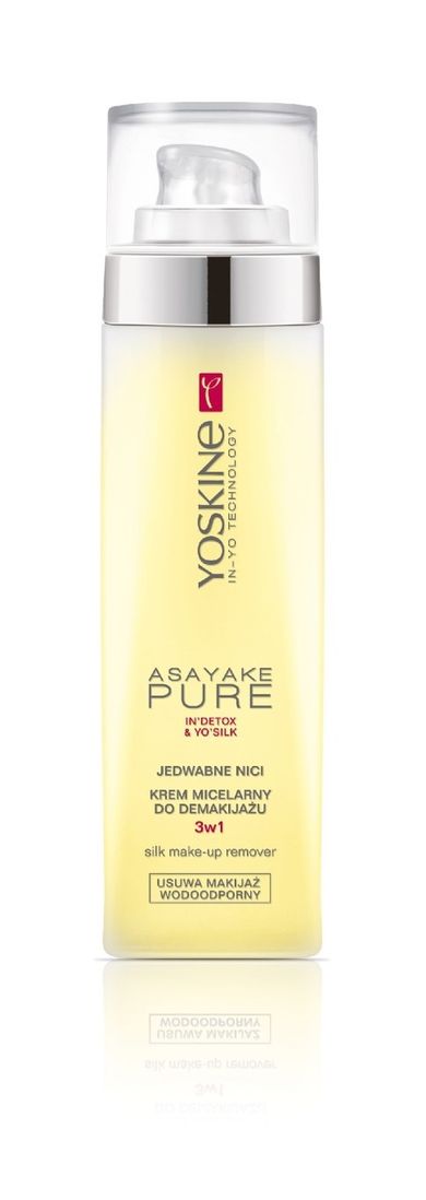 Yoskine, Asayake Pure, krem micelarny do demakijażu 3w1, 200 ml