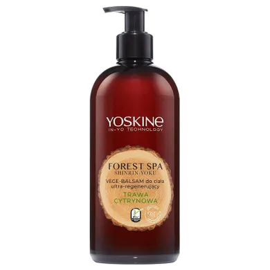 Yoskine, Forest Spa, vege-balsam do ciała, ultra-regenerujący, trwa cytrynowa, 400 ml