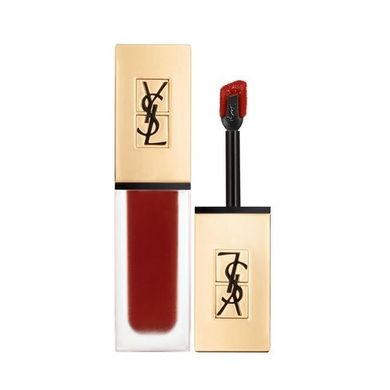 Yves Saint Laurent, Tatouage Couture Lip Matte Stain, matowa pomadka w płynie, 08 Black Red Code, 6 ml