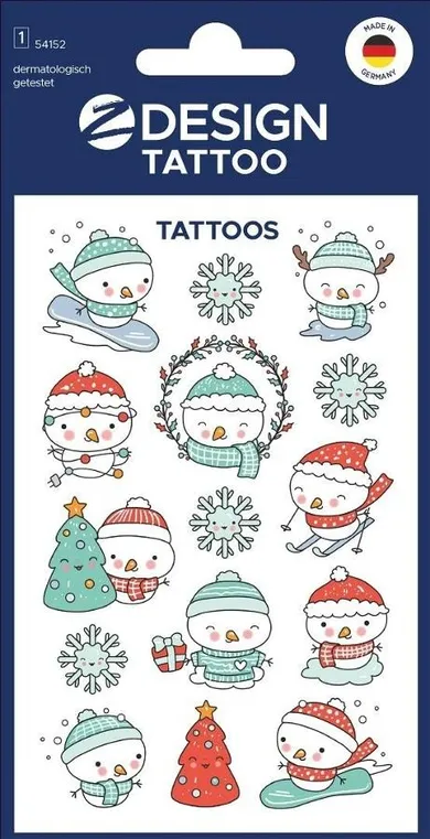 Z-Design, tatuaże, bałwanki