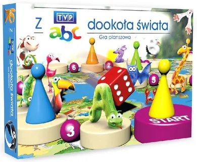 Z TVP ABC dookoła świata, gra planszowa