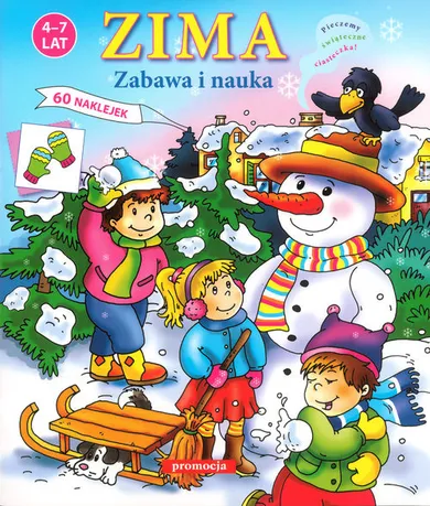 Zabawa i nauka. Zima. Naklejanki