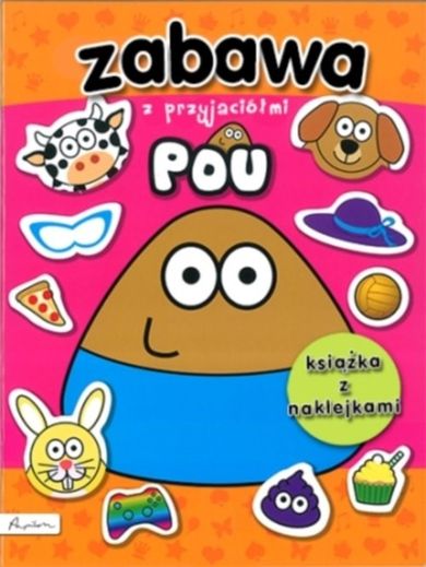 Zabawa z przyjaciółmi z Pou. Książka z naklejkami