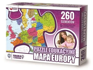 Zachem, mapa Europy, puzzle, 260 elementów