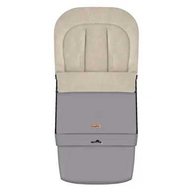 Zaffiro, SleepGrow Aspen, regulowany śpiwór, steel grey, 0-36 m