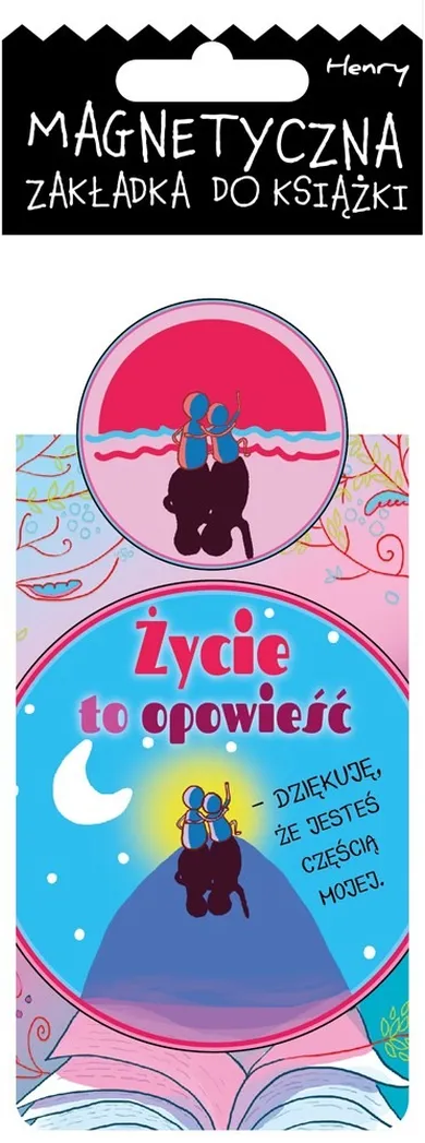 Zakładka magnetyczna, życie to opowieść