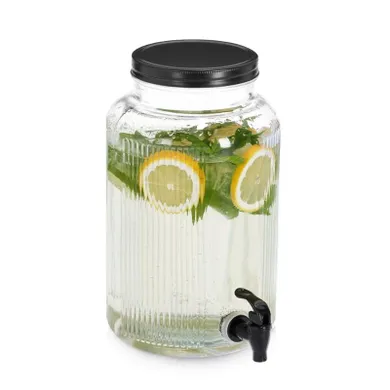 Zeller, Kitchen Essentials, szklany słoik z kranikiem, 3900 ml