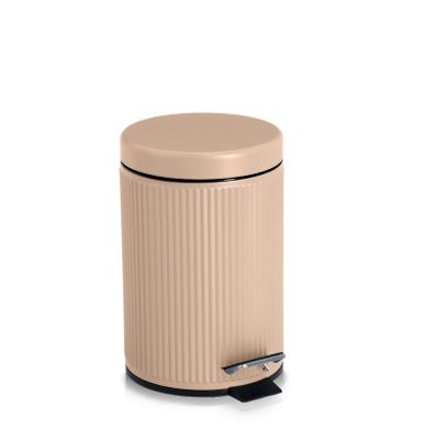 Zeller, metalowy kosz łazienkowy, Brass tone, 3 l