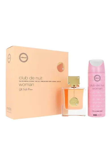 Zestaw Armaf, Club de Nuit Woman, zestaw: woda perfumowana, 105 ml + Body Spray, dezodorant, 200 ml