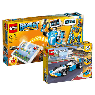 Zestaw promocyjny: LEGO BOOST, zestaw kreatywny, 17101 + GRATIS: LEGO Creator, Potężne silniki, 31072