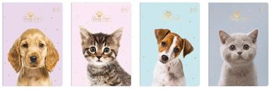 Zeszyt A5, 16 kartek, kratka, Puppy Sign, 1 szt.