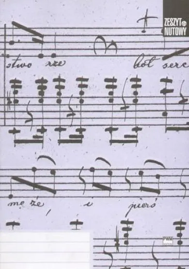 Zeszyt nutowy A4, 1 szt.