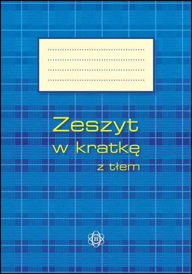 Zeszyt w kratkę z tłem, 64 kartki, 1 szt.