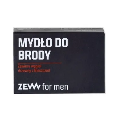 Zew For Men, mydło do brody z węglem drzewnym z Bieszczad, 85 ml