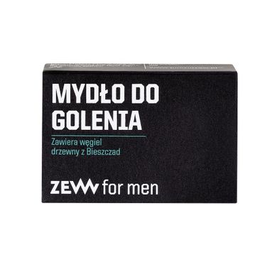 Zew For Men, mydło do golenia z węglem drzewnym z Bieszczad, 85 ml