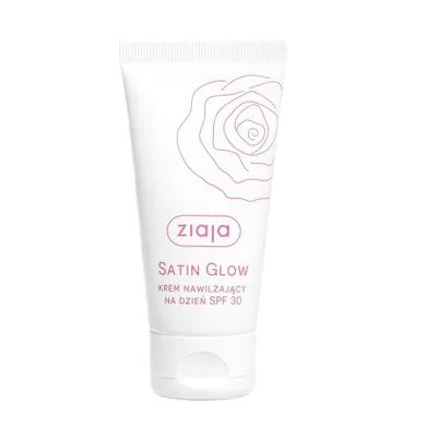 Ziaja, Satin Glow, krem nawilżający na dzień SPF30, 50 ml