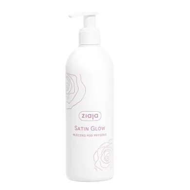 Ziaja, Satin Glow, mleczko pod prysznic, 390 ml