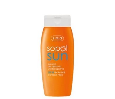 Ziaja, Sopot Sun, emulsja do opalania wodoodporna SPF 6, 150 ml