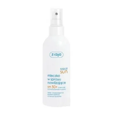 Ziaja, Sopot Sun, mleczko w sprayu, nawilżające do opalania SPF 50, 170 ml