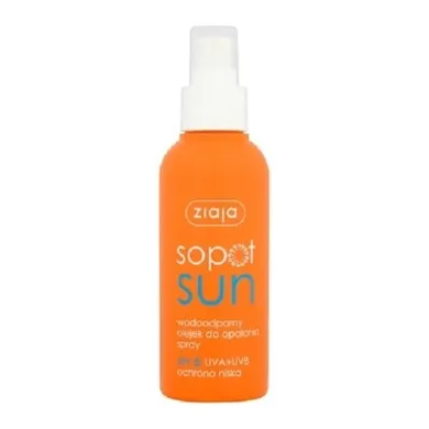 Ziaja, Sopot Sun, olejek do opalania w sprayu SPF 6, 125 ml