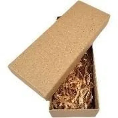 Ziemia Obiecana, pudełko prezentowe, kraft, beżowe, 20-8-5,5 cm