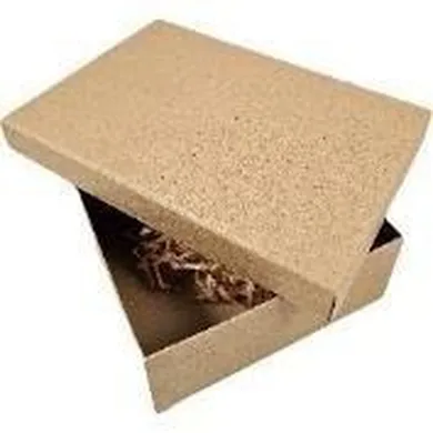 Ziemia Obiecana, pudełko prezentowe, kraft, beżowe, 23-16-6,5 cm