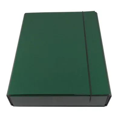 Ziemia obiecana, teczka box z gumką, zielona, 1 szt.